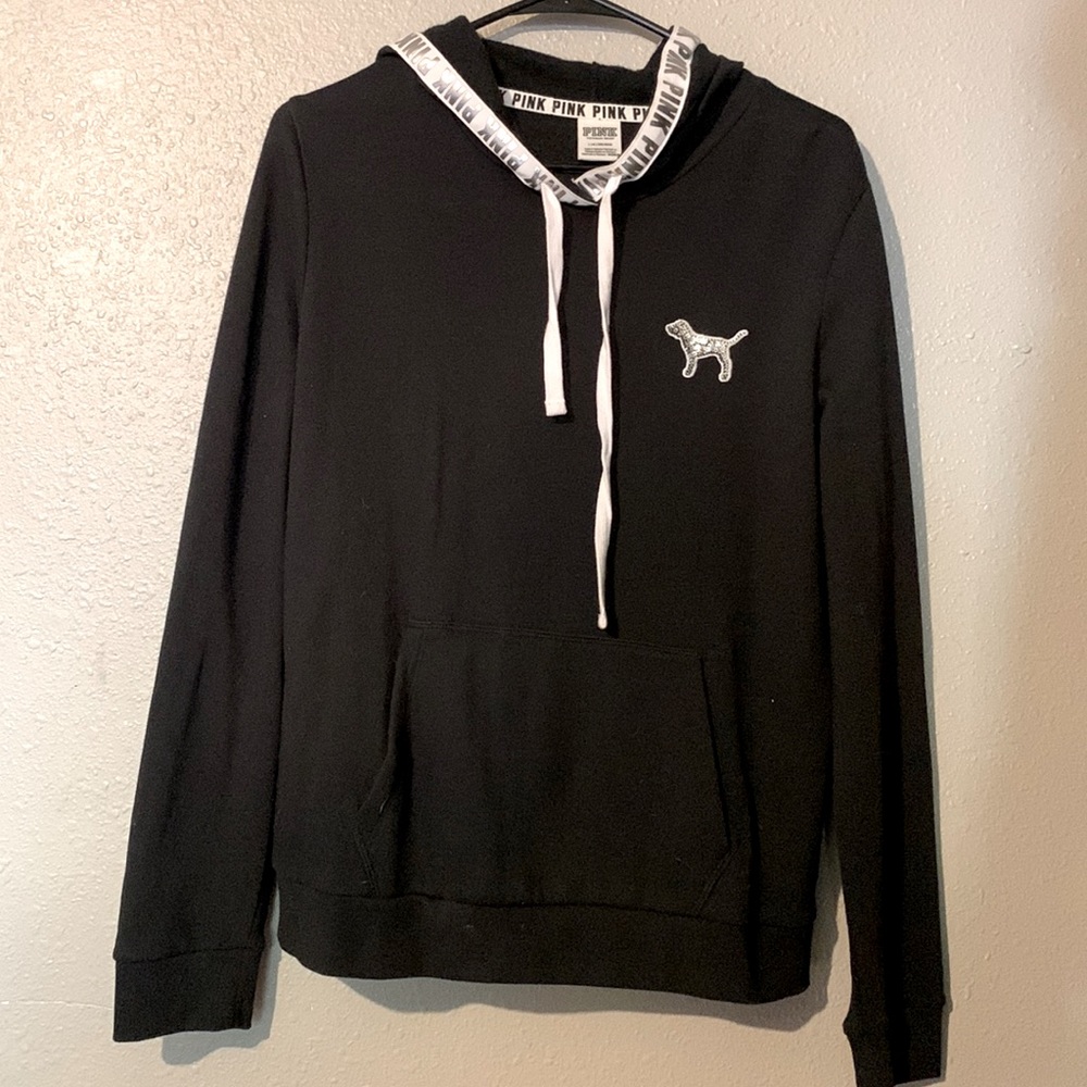 Pink Victoria’s Secret Sequin Hoodie